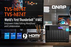 QNAP Ƴȫ׿ Thunderbolt 4 NAS TVSh(hun)674T/TVSh(hun)874Td 12  Intel Core i5i7i9 ̎